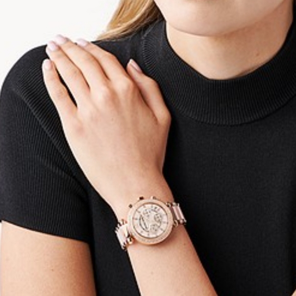 MK Parker Round Rose Gold watch - Picture 2 of 10